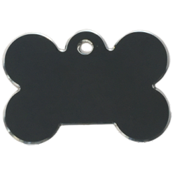 Hundetegn, Kdben med relieft kant, 26x39mm