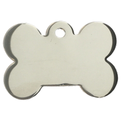 Hundetegn, Kdben med relieft kant, 26x39mm