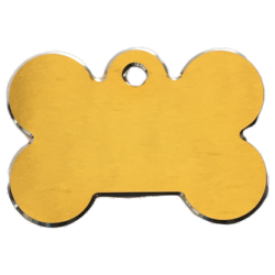 Hundetegn, Kdben med relieft kant, 26x39mm