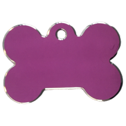 Hundetegn, Kdben med relieft kant, 26x39mm