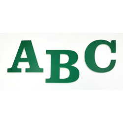 Bogstav til Husnummer ANTIK i Grn - mini A-