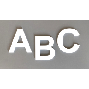 Bogstav til Husnummer i Hvid A-