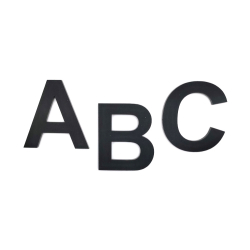 Bogstav til Husnummer i Mat Sort A-