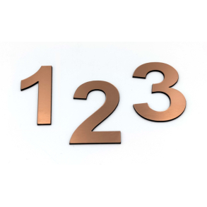 Husnummer kobber look