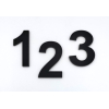 Husnummer Mat Sort - MINI