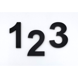 Husnummer Mat Sort - MINI