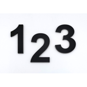 Husnummer Mat Sort - MINI