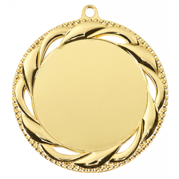 Maxi Medalje 70 mm m. emblem Guld