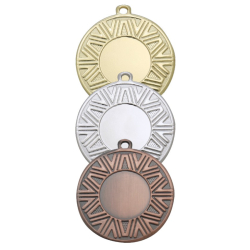 Elegant og Moderne Medalje 50  Guld, Slv og Bronze