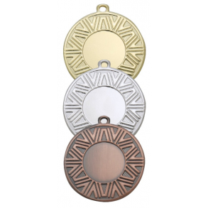 Elegant og Moderne Medalje 50  Guld, Slv og Bronze