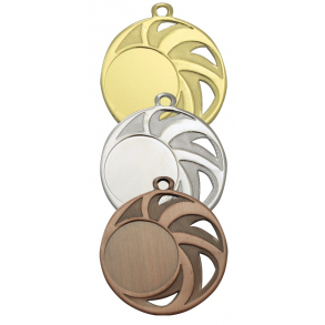 Tornado Medalje 45  Dynamisk Medalje i Guld, Slv og Bronze