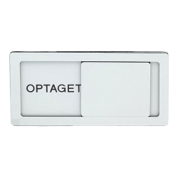 M�deskilt Optaget/Fri med skyder, 50mm x 100 mm