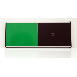 Classic M�deskilt R�d/Gr�n, 62 mm x 155 mm