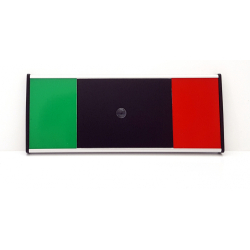 Classic M�deskilt R�d/Gr�n, 62 mm x 155 mm