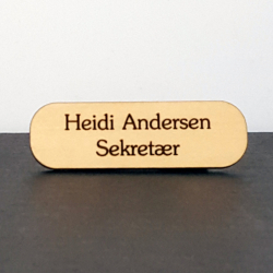 Reversskilt Ahorn tr