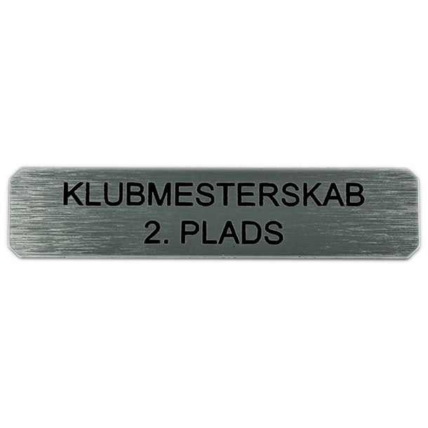 Sokkelskilt 15 x 65 mm- Guld - Slv - Bronze Slv look