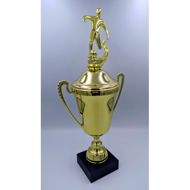 Fodbold Pokal med figur 42,5 cm