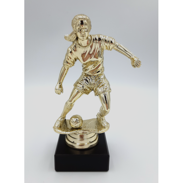 Fodbold-pige statuette