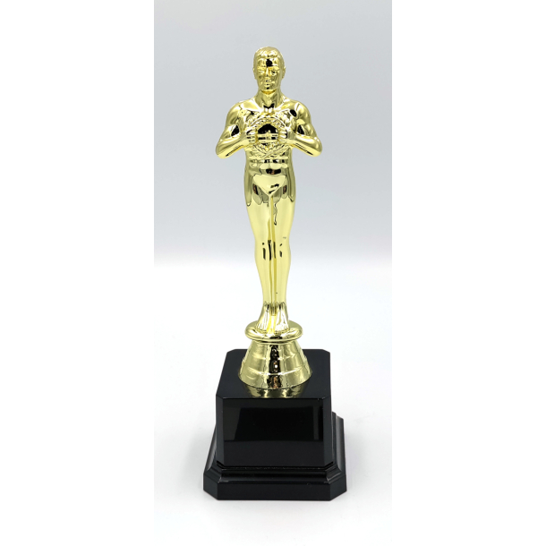 Oscar Statuette p akryl sokkel, 2 strrelser Oscar Statuette med sort akryl fod, 26,5 cm