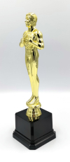 Oscar Statuette med sort akryl fod, 20 cm