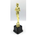 Oscar Statuette med sort akryl fod, 20 cm