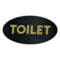Toilet skilt oval  - 2 strrelser